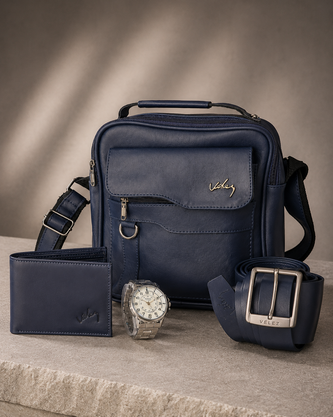 🔥 Combo Caballero Elegante 4 en 1 | Bolso + Cartera + Regalos GRATIS